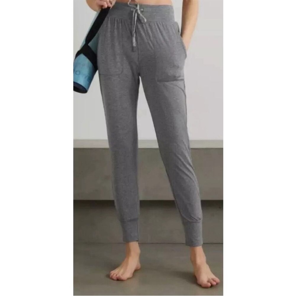 Varley Heather Gray Parkhurst Fluid Stretch Jersey Joggers